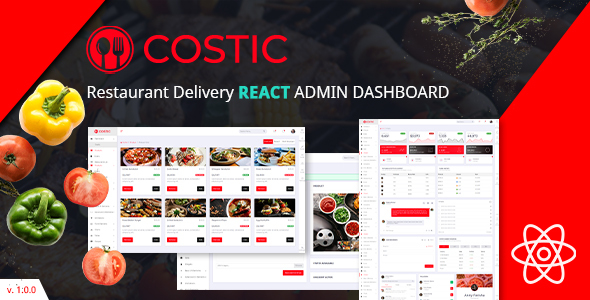Costic | Restaurant Dashboard React Template