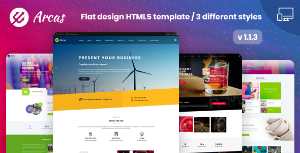 Arcas  |  Multipurpose HTML5  Template