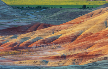 A. Unusual natural landscapes.