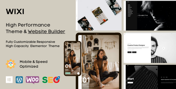 Wixi – Personal Portfolio WordPress Theme