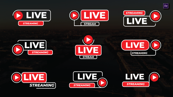 Live Stream Titles | After Effects