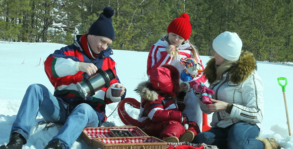 Picnic In the Snow