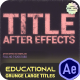 Academies Grunge Large Titles - VideoHive Item for Sale