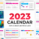 Calendar 2023 PowerPoint Template Design - GraphicRiver Item for Sale