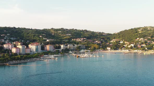 Beach of Portoroz