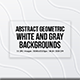 Abstract Geometric White and Gray Backgrounds - GraphicRiver Item for Sale
