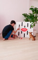 teenager draws abstraction at home - PhotoDune Item for Sale