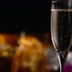 Romantic Flute of Champagne on a Party Background - VideoHive Item for Sale