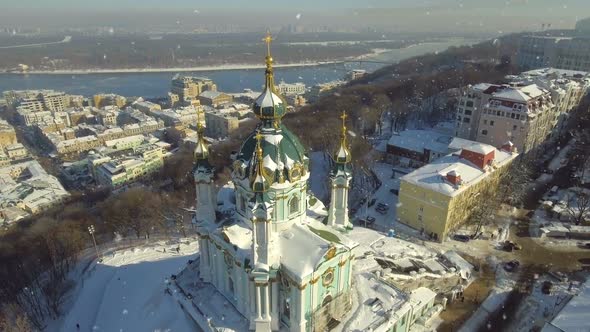 St Andrew's Church View From Above