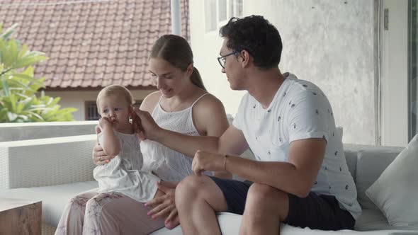 Young Family with Baby