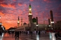 Prophet Mohammed Mosque , Al Masjid an Nabawi - Medina / Saudi Arabia , Sunset Maghreb Salah - PhotoDune Item for Sale