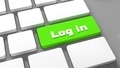 Log in Keyboard button - internet Online sign in concept Register to website - PhotoDune Item for Sale