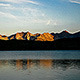 Mountain Lake Sunset With Clouds - VideoHive Item for Sale