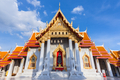 Wat Benchamabophit also known as Marble Temple at sunset, Bangkok, Thailand. - PhotoDune Item for Sale