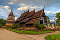 Wat Lok Molee at sunset, one of the oldest temples in Chiang Mai, Thailand - PhotoDune Item for Sale