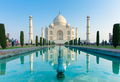 The view of Taj Mahal at sunrise, Agra, India. - PhotoDune Item for Sale