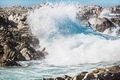 Crashing waves on rocks  Cape Agulhas  - PhotoDune Item for Sale