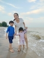 mom, sea, beach, funny, sand, family - PhotoDune Item for Sale