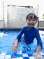 swimming pool, kid play, swim, funny, happy - PhotoDune Item for Sale