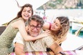 happy father and two teenage daughters - PhotoDune Item for Sale