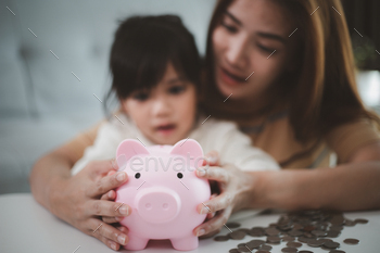Family budget and savings concept. Junior Savings Account concept