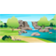 Waterfall in the forest. - GraphicRiver Item for Sale