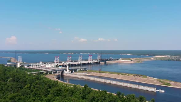 Bridge of Cheboksary Dam