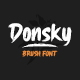 Donsky - Brush Font - GraphicRiver Item for Sale