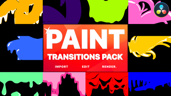 Paint Transitions | DaVinci Resolve