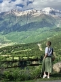 Girl Looking on Beautiful mountains nature landscape - PhotoDune Item for Sale