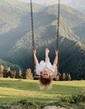 Happy girl on a swing - PhotoDune Item for Sale