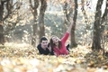 Young couple in autumn forest - PhotoDune Item for Sale