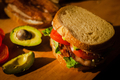 A bacon, lettuce, tomato, turkey, avocado sandwich for lunch! - PhotoDune Item for Sale