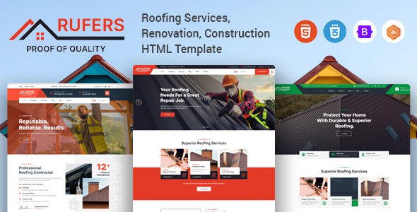 Rufers - Renovation Services HTML Template