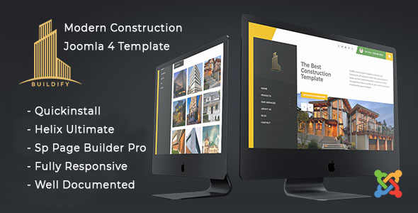 Buildify – Construction / Industry / Factory Joomla 4 Template