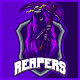 Laugh Grim Reaper - Mascot & Esport Logo - GraphicRiver Item for Sale