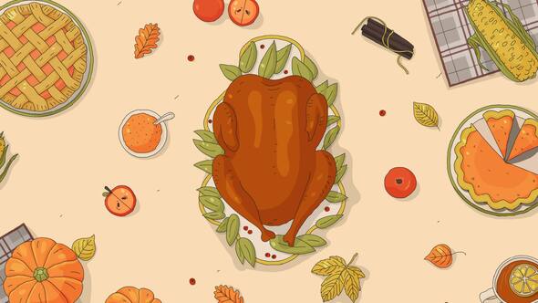 Thanksgiving Day Logo Reveal