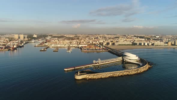 Harbour and City of Matosinhos, Portugal