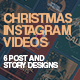 Merry Christmas Instagram Promo Post And Story - VideoHive Item for Sale