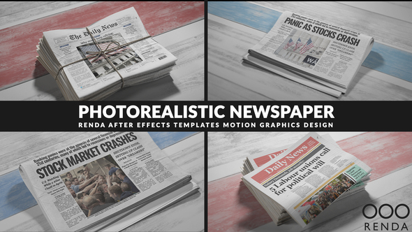 after effects newspaper templates free download