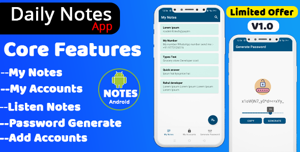 Notes - NotesPro App, Notepad And Daily Notes Notebook Quick Notes, Sticky Notes, Android App