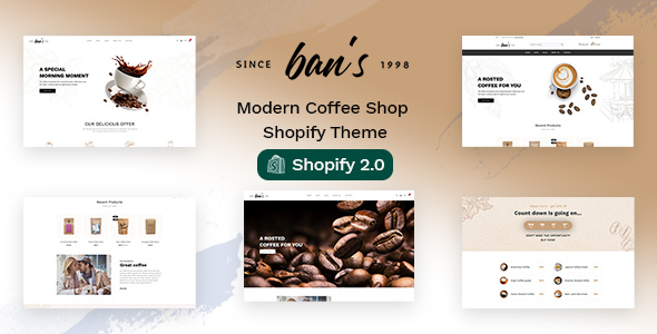 Bans - Coffee Store Shopify 2.0 Theme