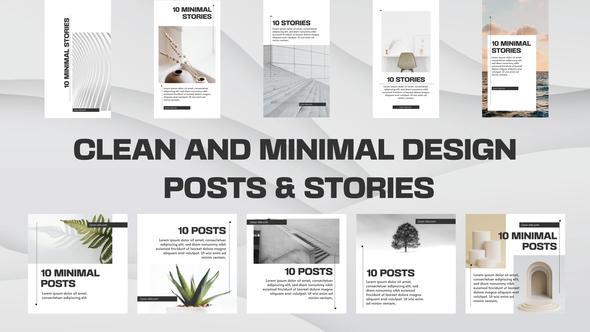 Clean And Minimal Design Posts And Stories