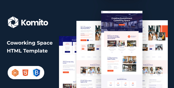 Komito - Co-Working HTML Template