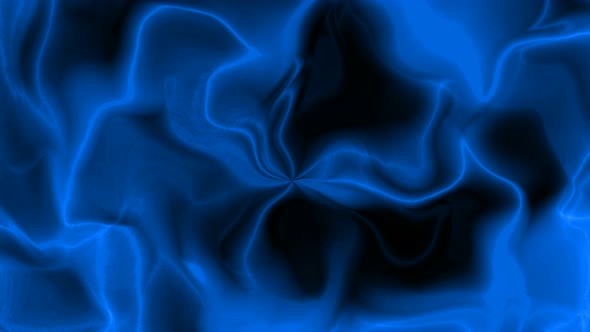 Aqua Color Smooth Ink Wave Motion Animated Background