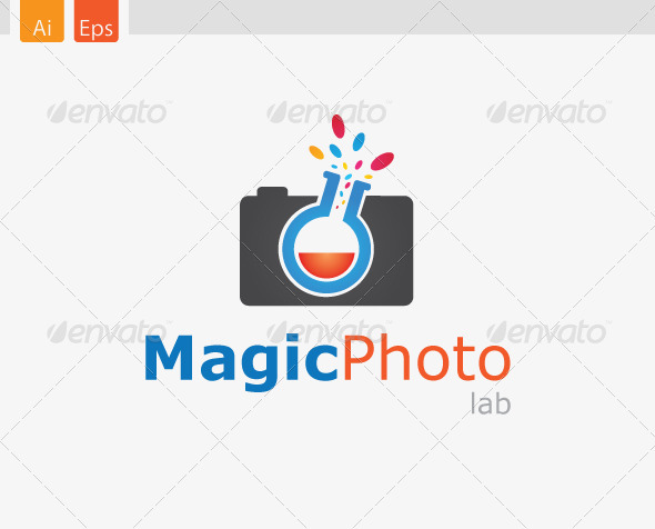 MagicPhoto Lab Logo Design
