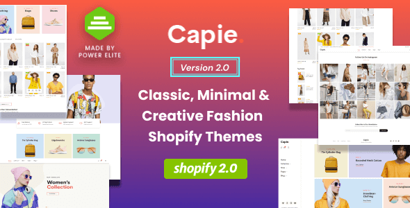 Capie - Responsive Shopify Theme for Fashion store