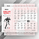 Fitness Class Timetable Schedule - GraphicRiver Item for Sale