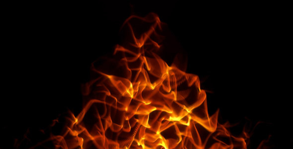 Digital Fire Background