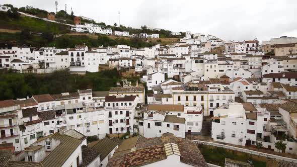 panoramic view Setenil de las bodegas, Spain, espana, malaga